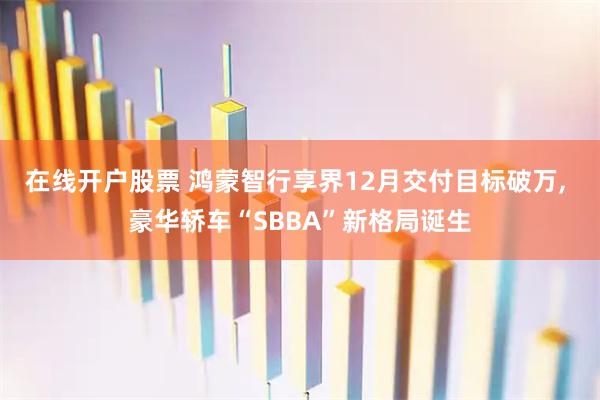 在线开户股票 鸿蒙智行享界12月交付目标破万, 豪华轿车“SBBA”新格局诞生